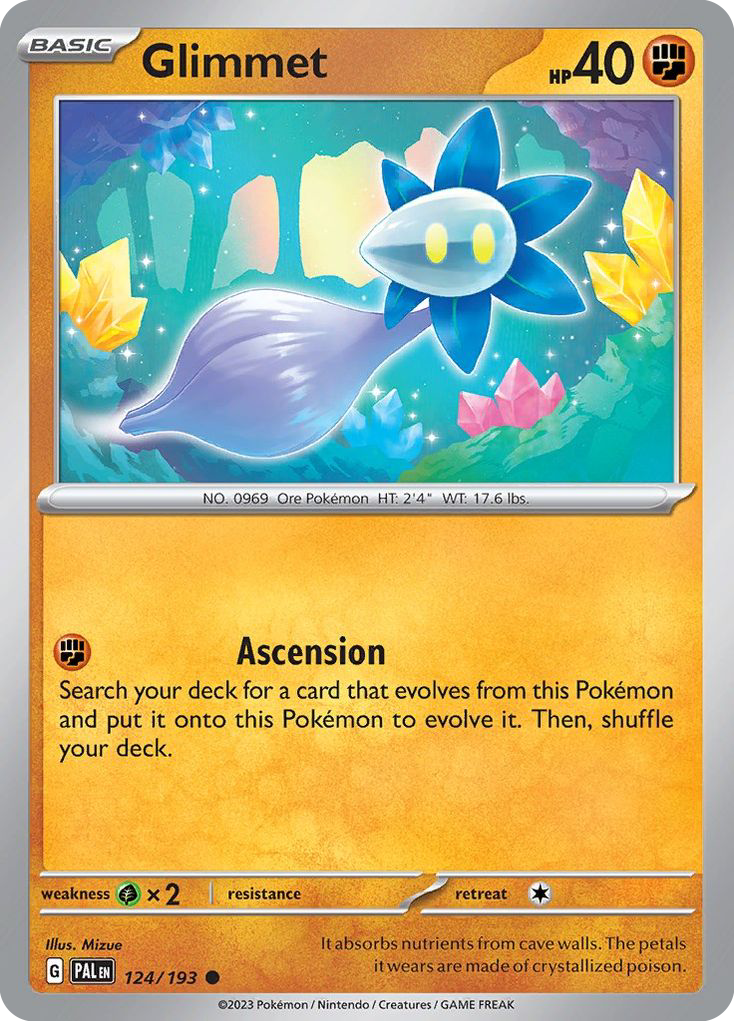 Glimmet 124/193 Common Paldea Evolved
