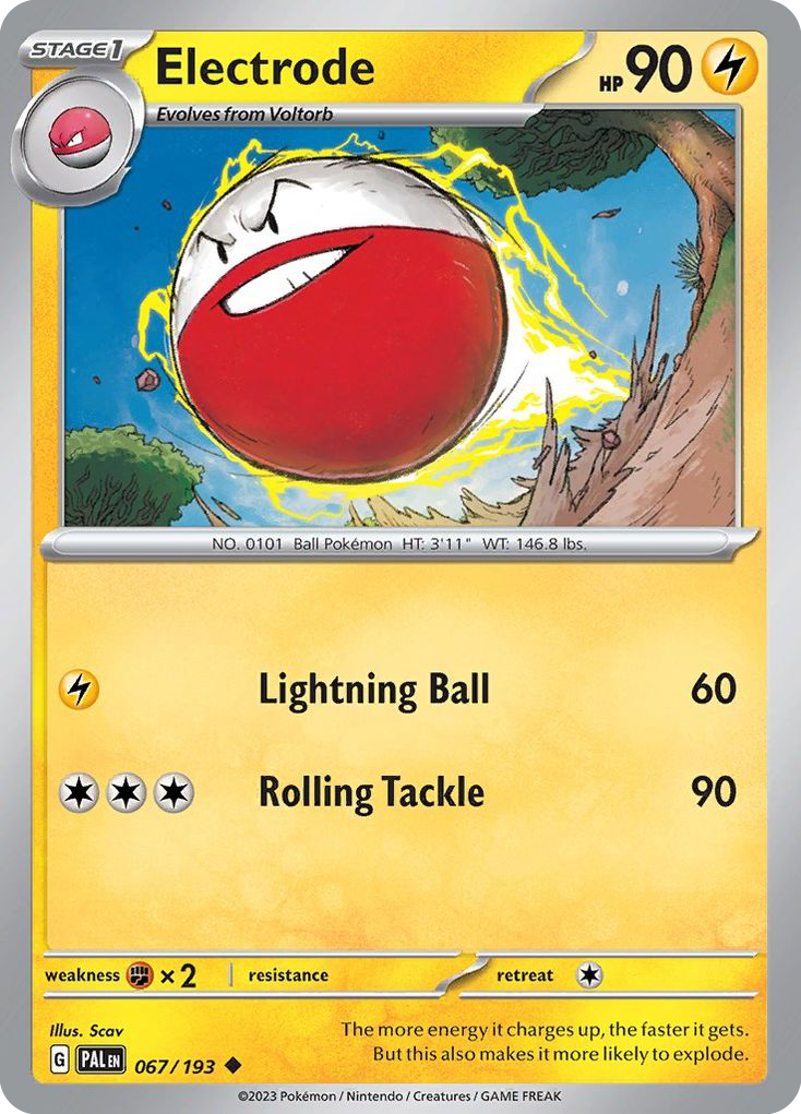 Electrode 067/193 Uncommon Paldea Evolved Reverse Holo