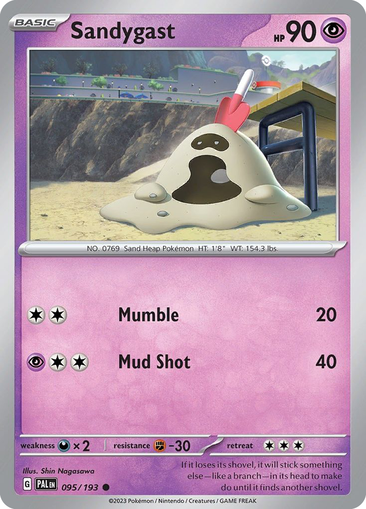 Sandygast 095/193 Common Paldea Evolved