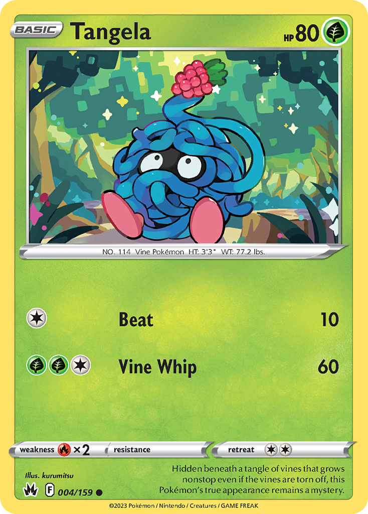 Tangela 004/159 Common Crown Zenith