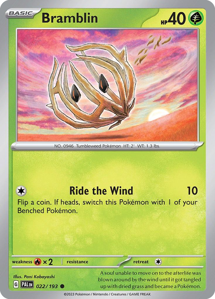 Bramblin 022/193 Common Paldea Evolved