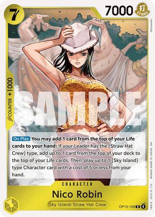 Nico Robin OP15-109 Rare Adventure on Kami's Island