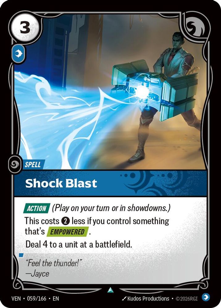 Shock Blast 059/166 Uncommon Vendetta Foil