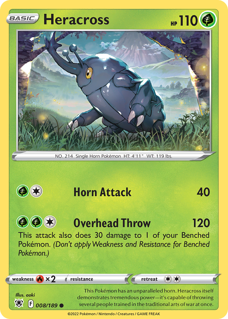 Heracross 008/189 Common Astral Radiance