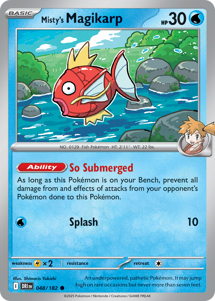 Misty's Magikarp 048/182 Common Destined Rivals