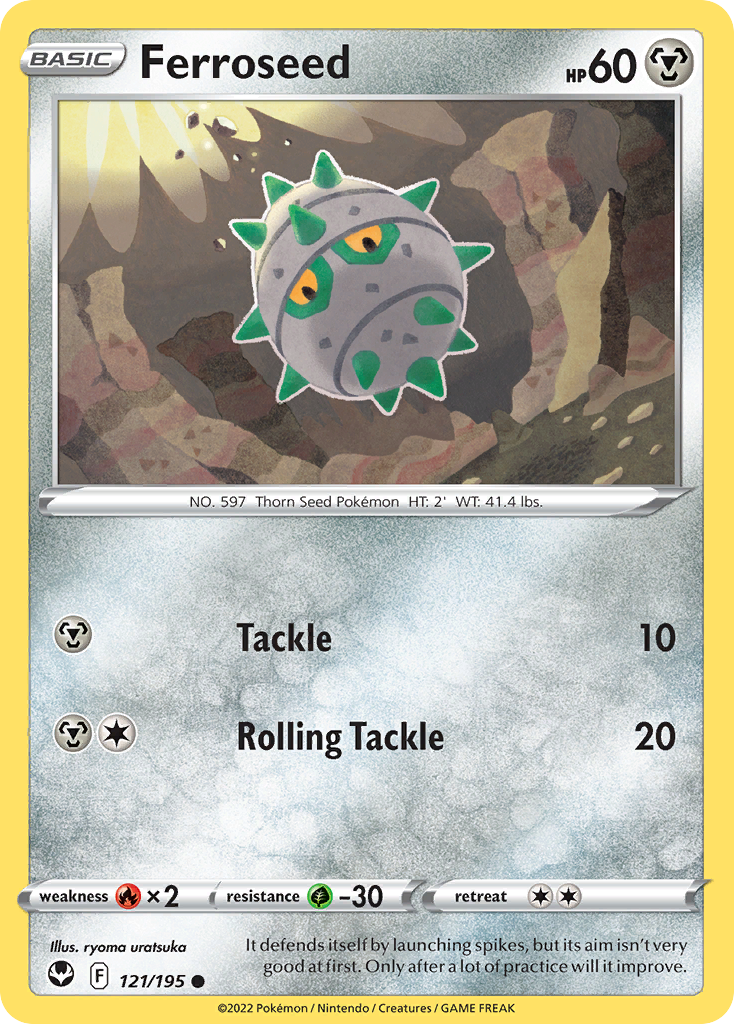 Ferroseed 121/195 Common Silver Tempest