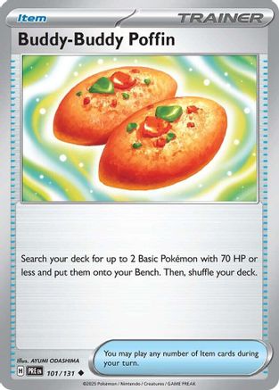 Buddy-Buddy Poffin 101/131 Uncommon Prismatic Evolutions