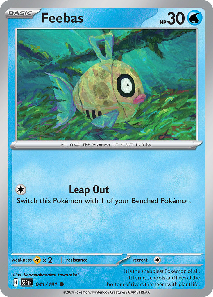 Feebas 041/191 Common Surging Sparks