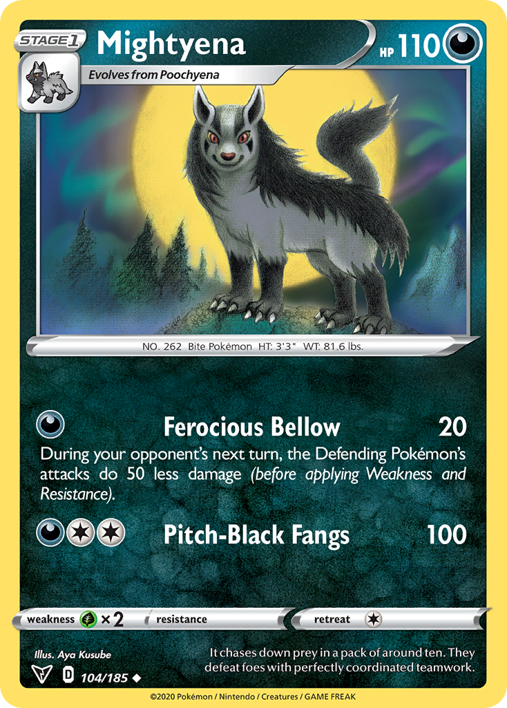 Mightyena 104/185 Uncommon Vivid Voltage