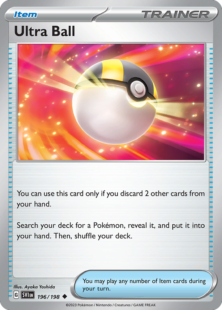 Ultra Ball 196/198 Uncommon Scarlet & Violet