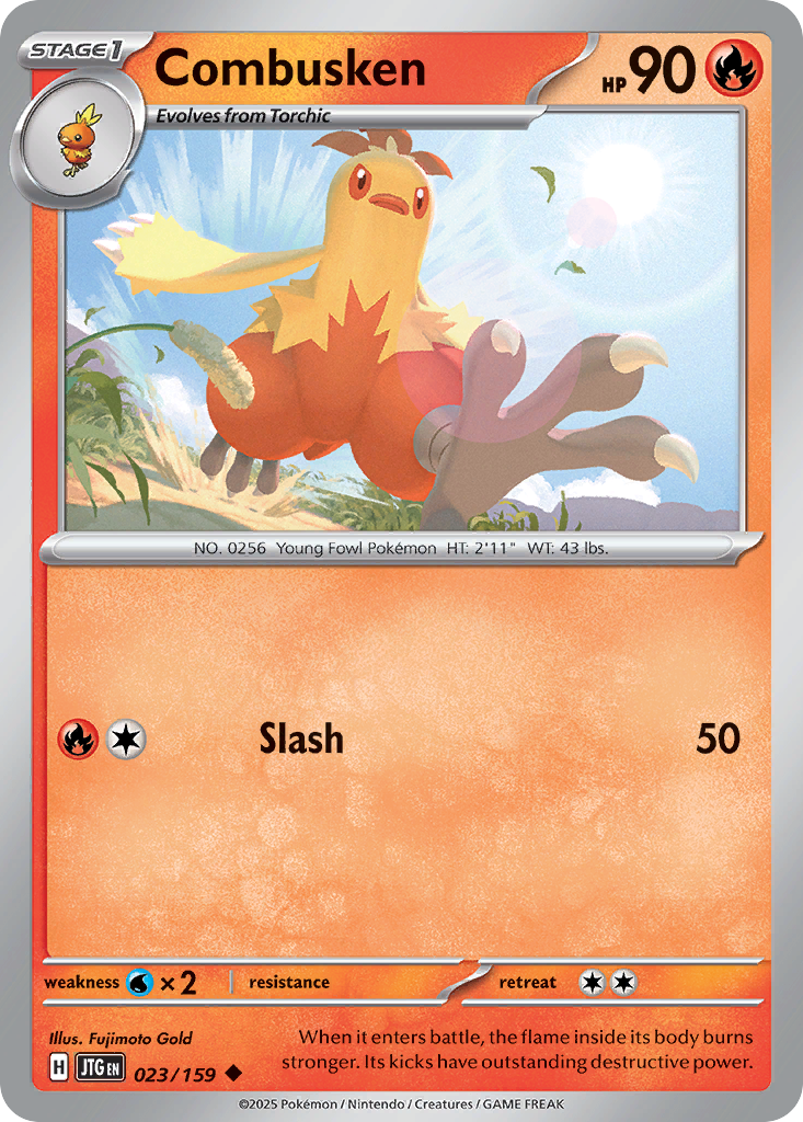 Combusken 023/159 Uncommon Journey Together Reverse Holo
