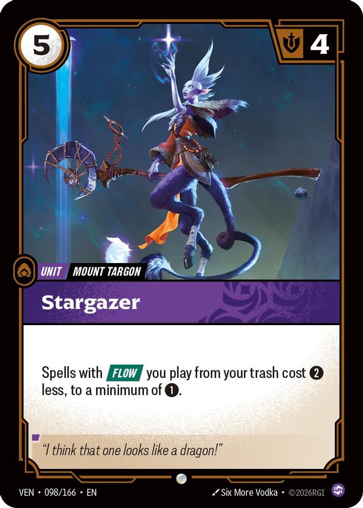 Stargazer 098/166 Common Vendetta Foil