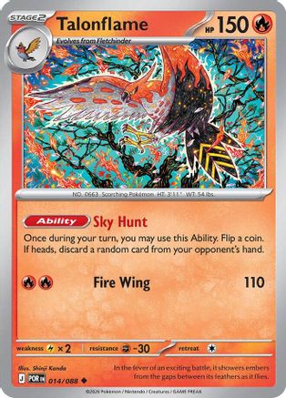 Talonflame 014/088 Uncommon Perfect Order