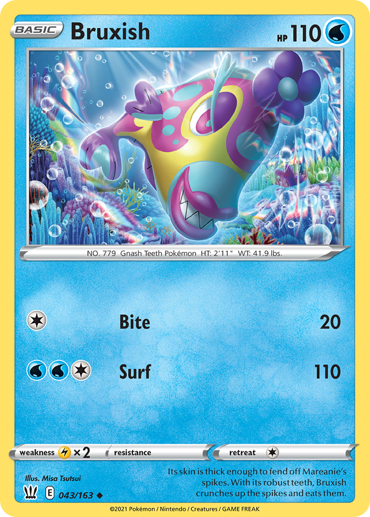 Bruxish 043/163 Uncommon Battle Styles