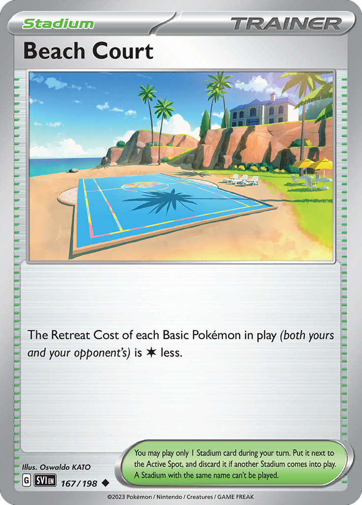 Beach Court 167/198 Uncommon Scarlet & Violet