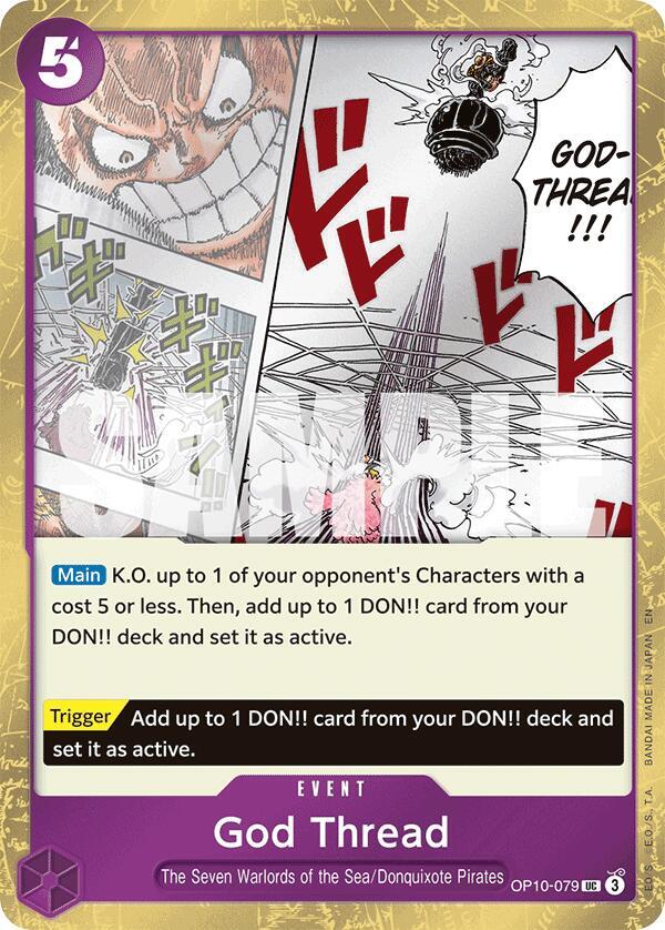 God Thread (Pirate Foil) OP10-079 Premium Booster -The Best- Vol. 2
