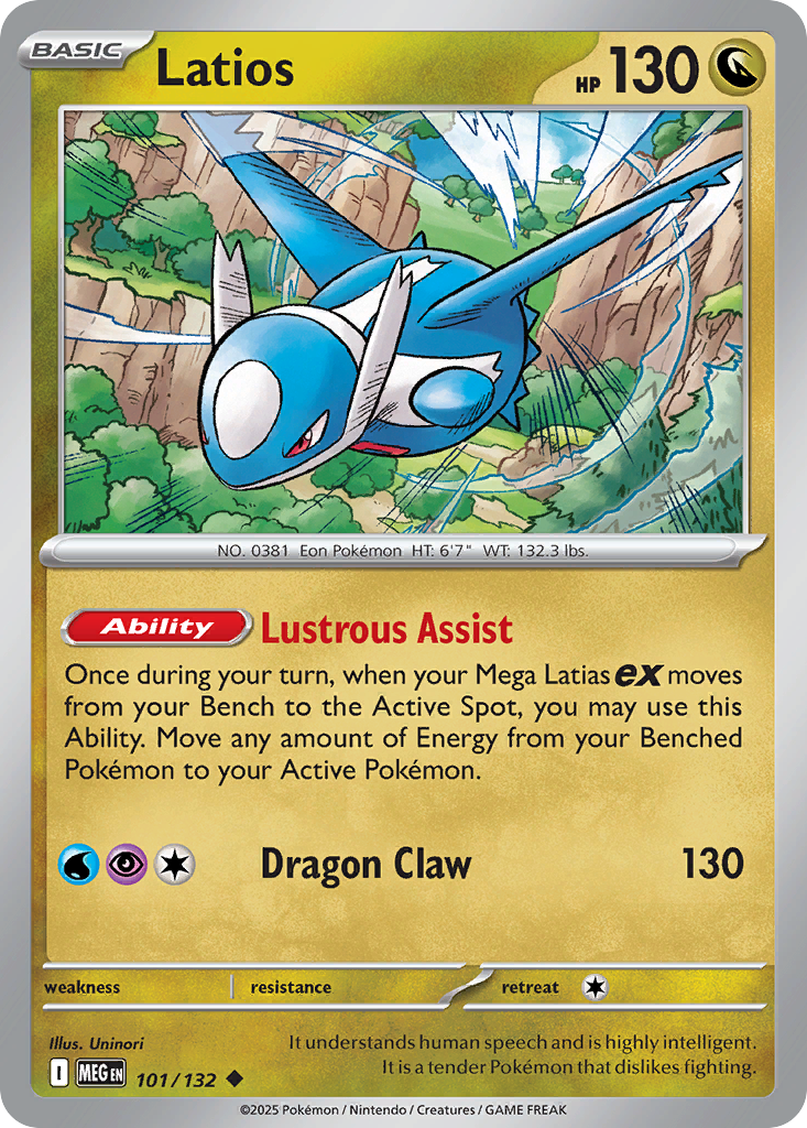 Latios 101/132 Uncommon Mega Evolution