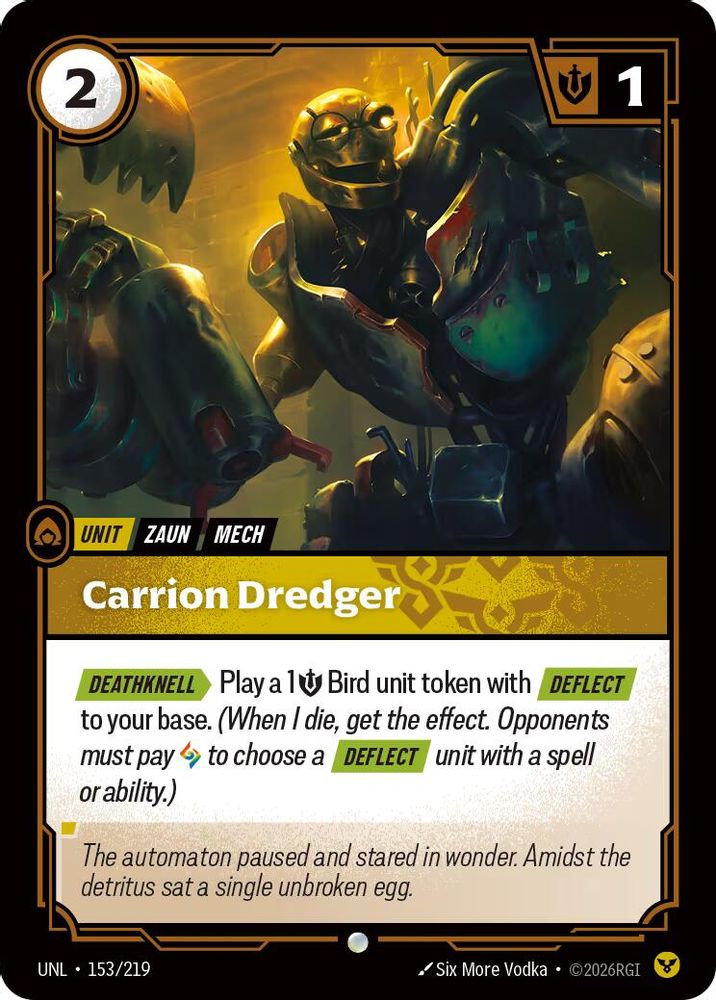 Carrion Dredger 153/219 Common Unleashed Foil