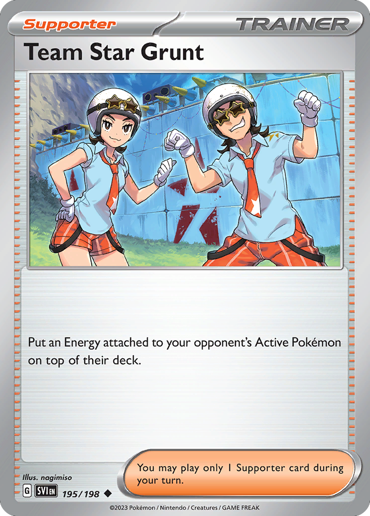 Team Star Grunt 195/198 Uncommon Scarlet & Violet