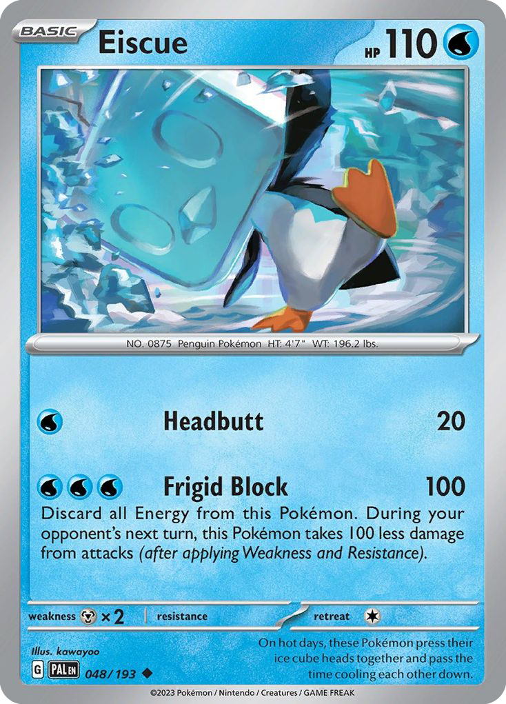 Eiscue 048/193 Uncommon Paldea Evolved