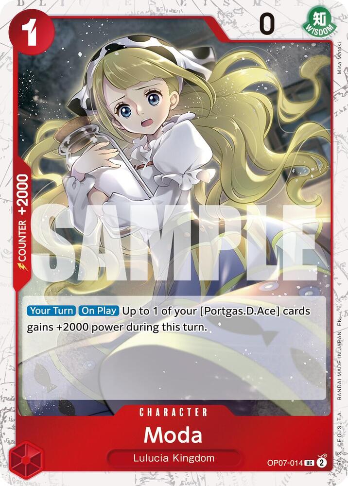 Moda (Pirate Foil) OP07-014 Premium Booster -The Best- Vol. 2 Foil