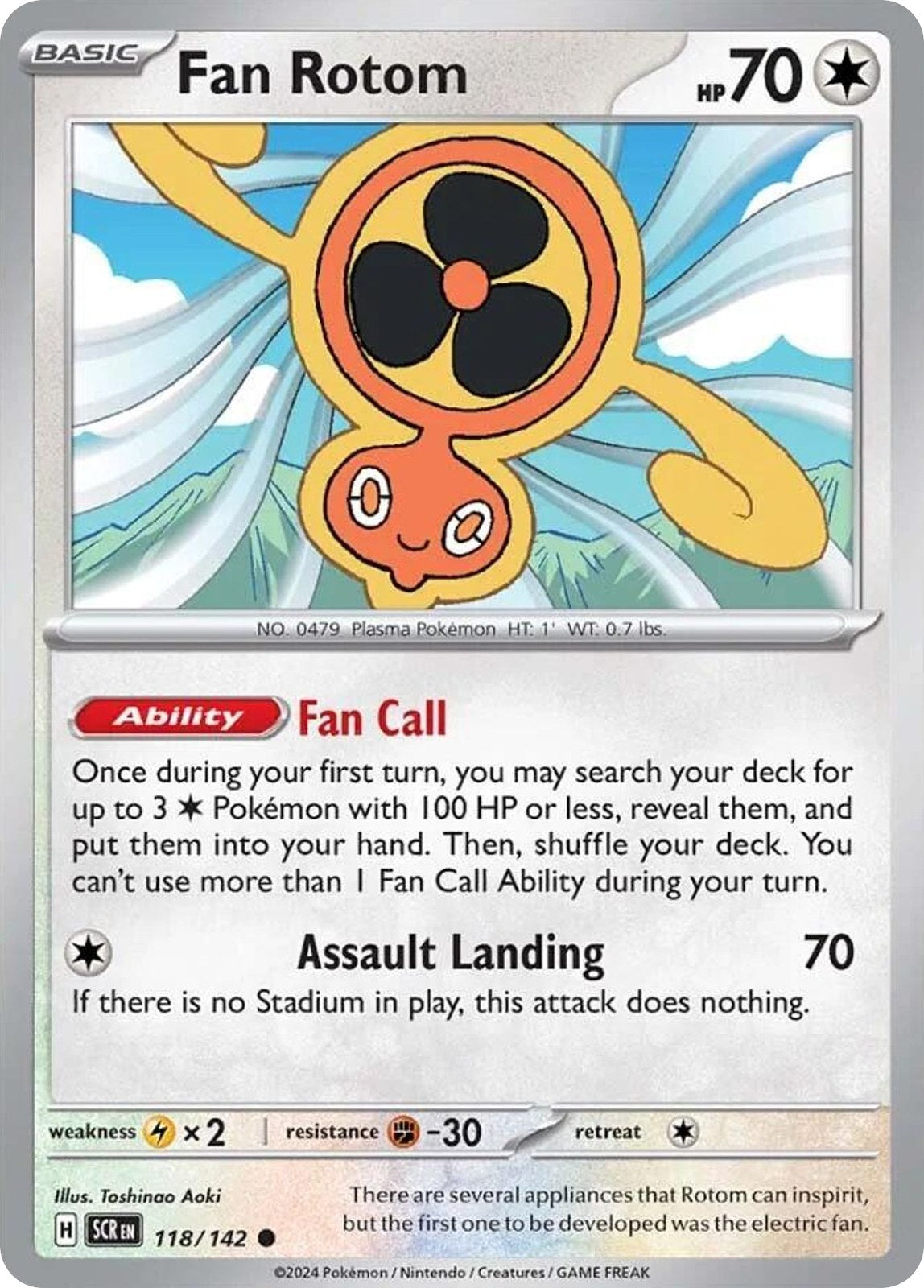 Fan Rotom 118/142 Common Stellar Crown