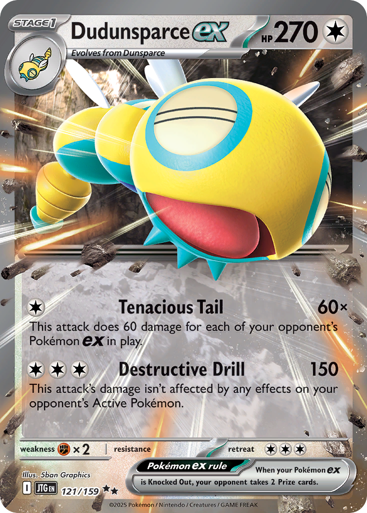 Dudunsparce ex 121/159 Double Rare Journey Together