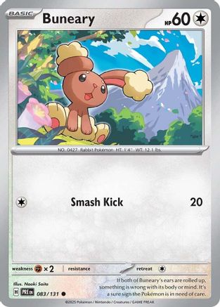 Buneary 083/131 Common Prismatic Evolutions
