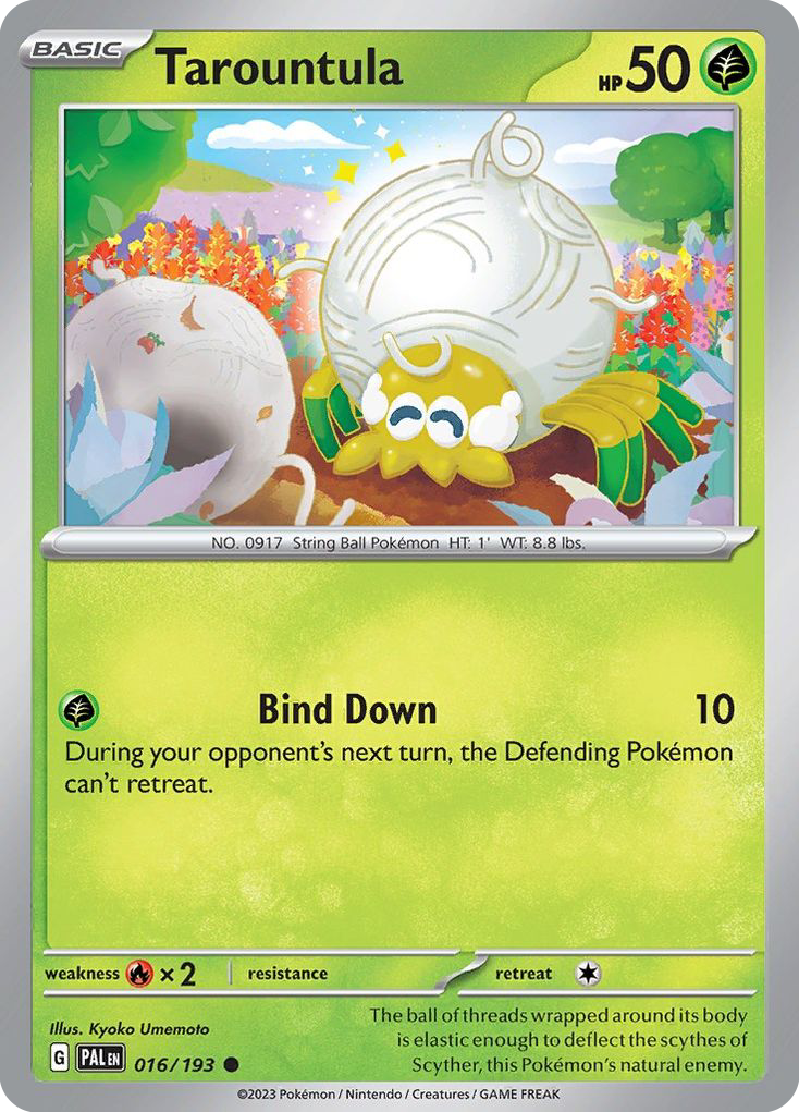 Tarountula 016/193 Common Paldea Evolved Reverse Holo