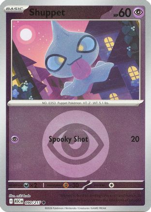Shuppet (Energy Symbol Pattern) 090/217 Ascended Heroes Reverse Holo