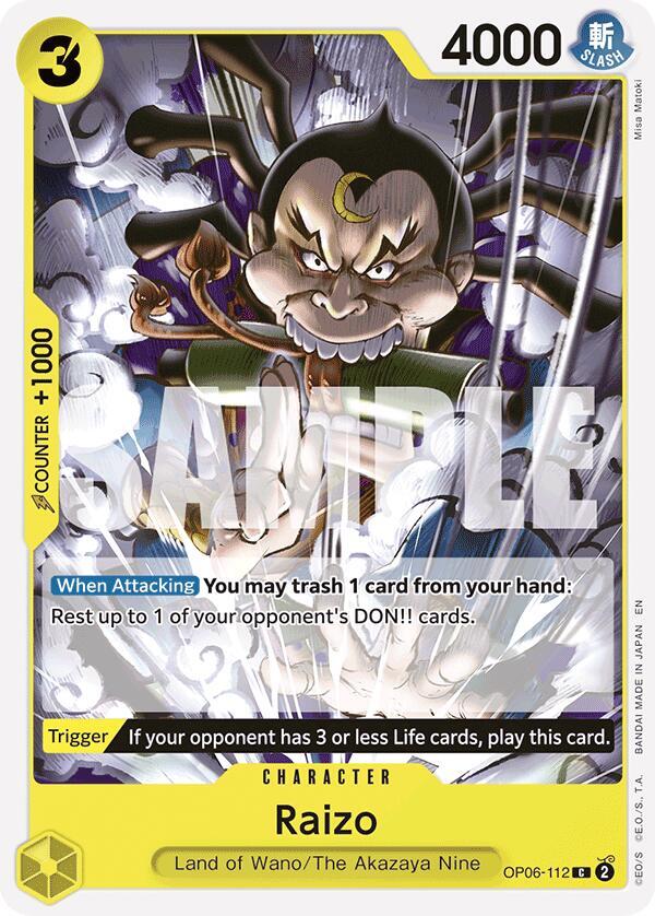 Raizo (Reprint) OP06-112