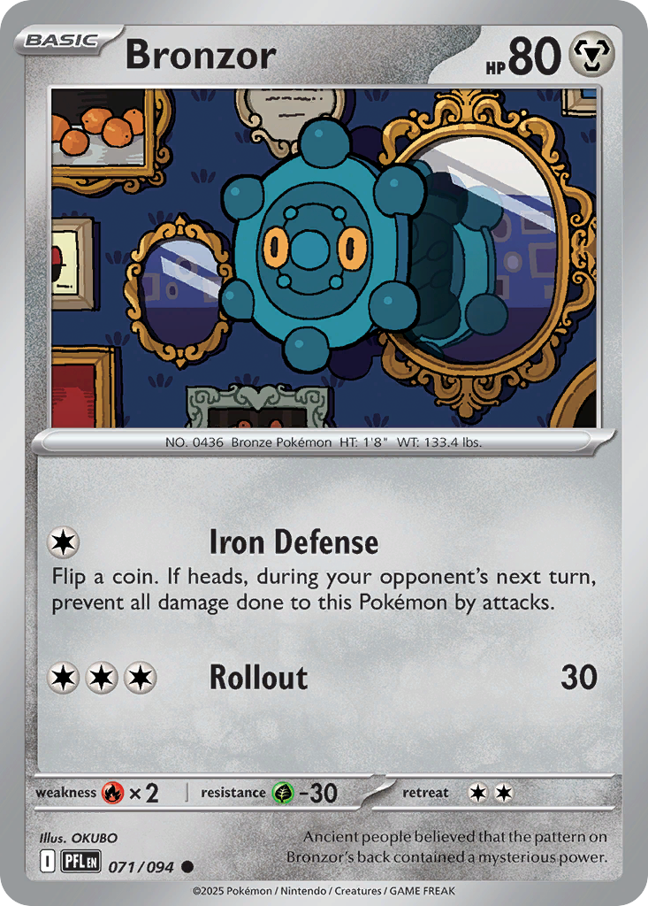 Bronzor 071/094 Common Phantasmal Flames