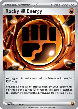 Rocky Fighting Energy 087/088 Rare Perfect Order Holo