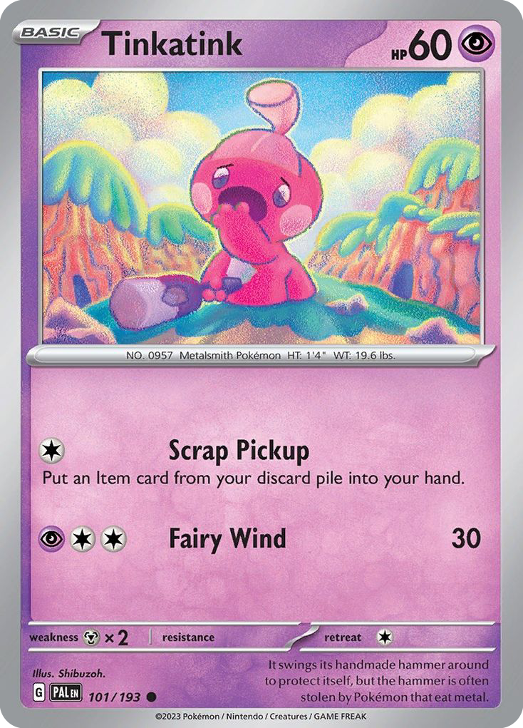 Tinkatink 101/193 Common Paldea Evolved