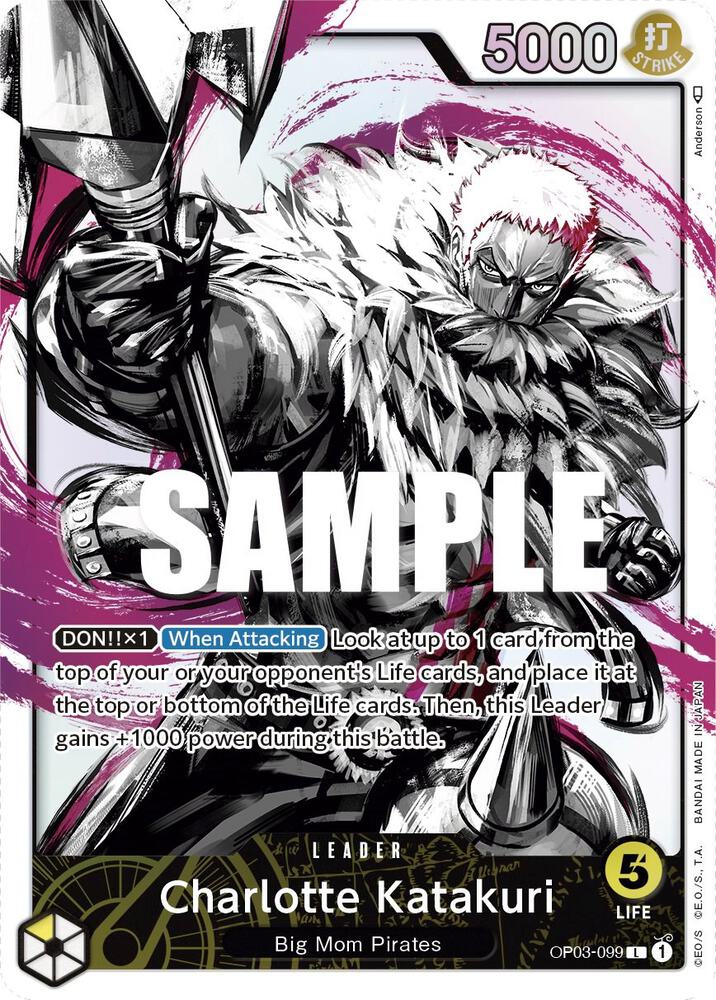 Charlotte Katakuri (099) (Alternate Art) OP03-099 Pillars of Strength
