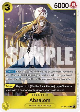 Absalom OP14-100 Rare The Azure Sea's Seven Foil
