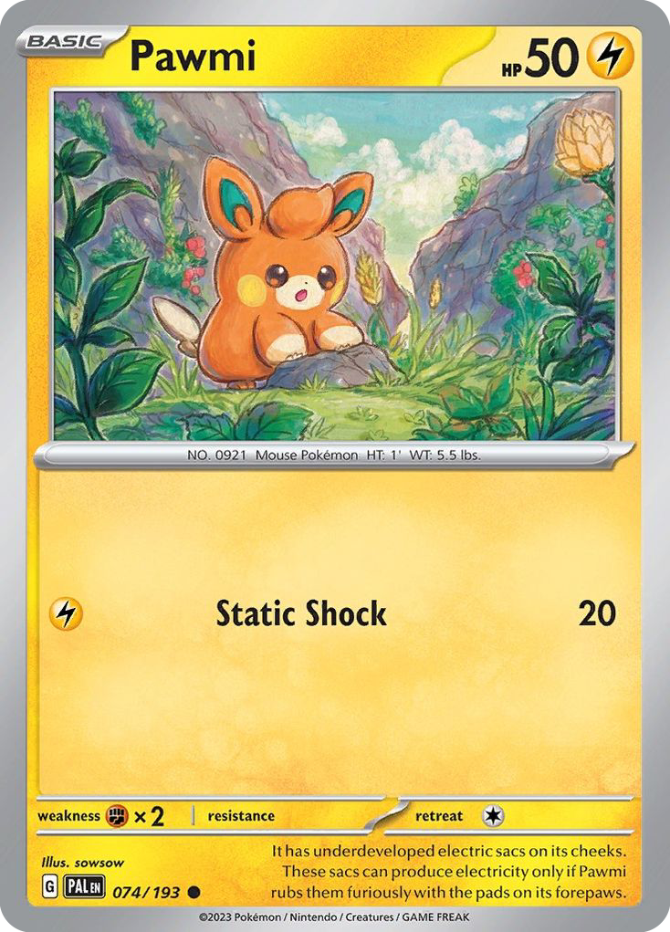 Pawmi 074/193 Common Paldea Evolved