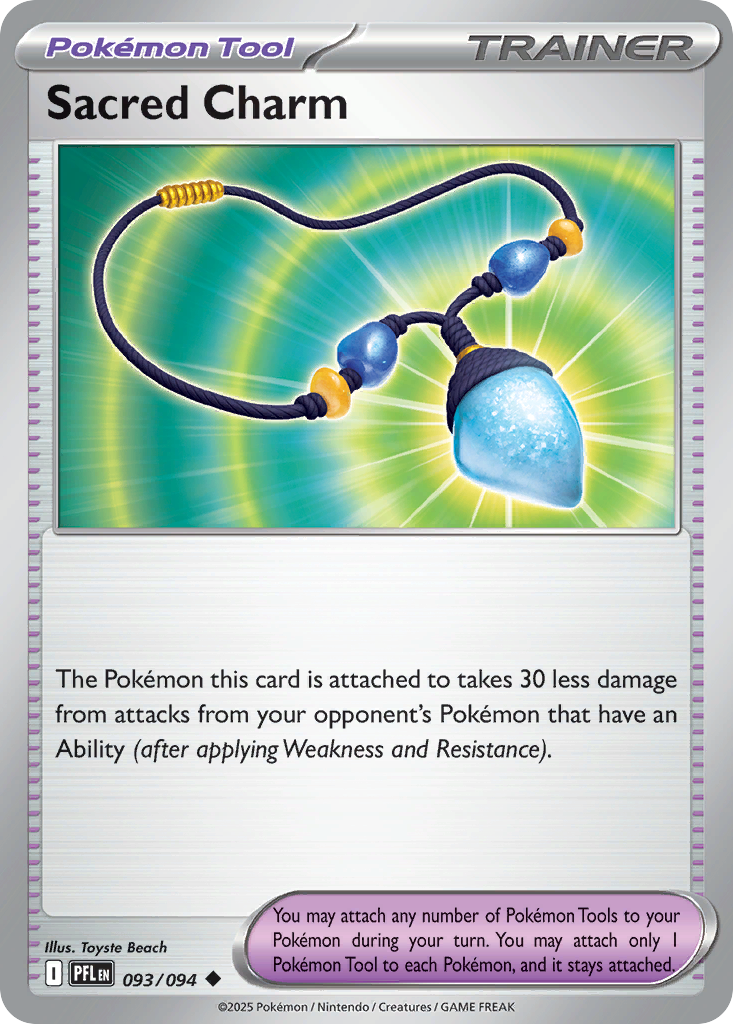 Sacred Charm 093/094 Uncommon Phantasmal Flames