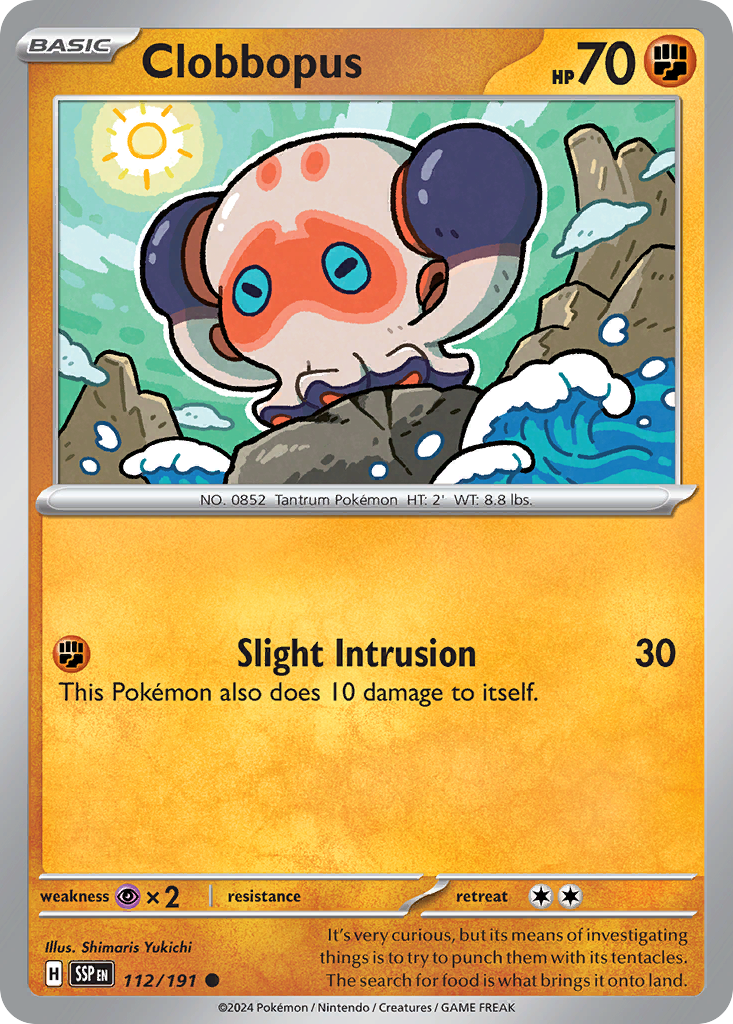 Clobbopus 112/191 Common Surging Sparks