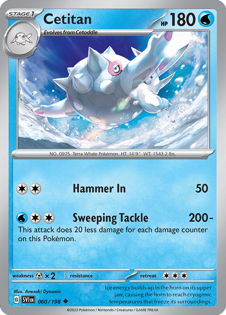 Cetitan 060/198 Uncommon Scarlet & Violet