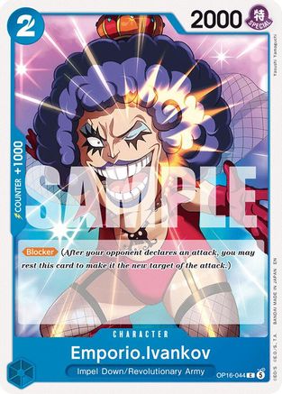 Emporio.Ivankov (044) OP16-044 Common The Time of Battle