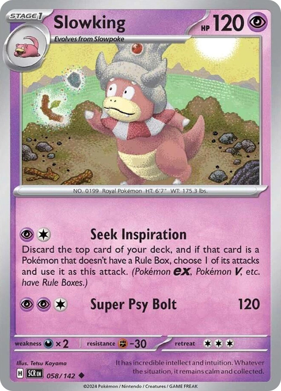 Slowking 58/142 Uncommon Stellar Crown