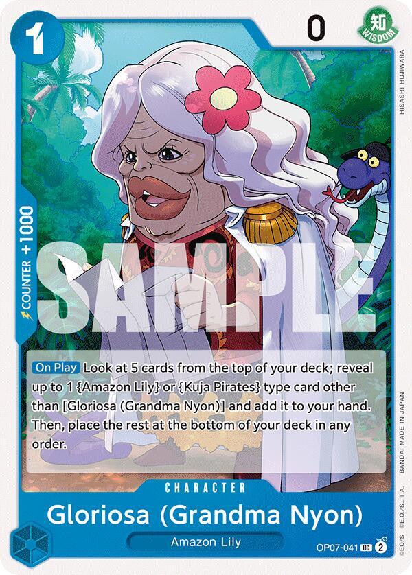 Gloriosa (Grandma Nyon) OP07-041 Uncommon 500 Years in the Future