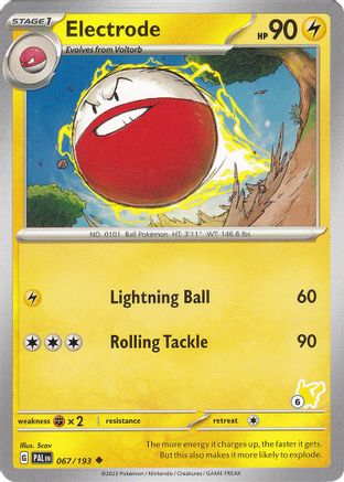 Electrode - Pikachu 6 067/193 Uncommon Battle Academy 2024