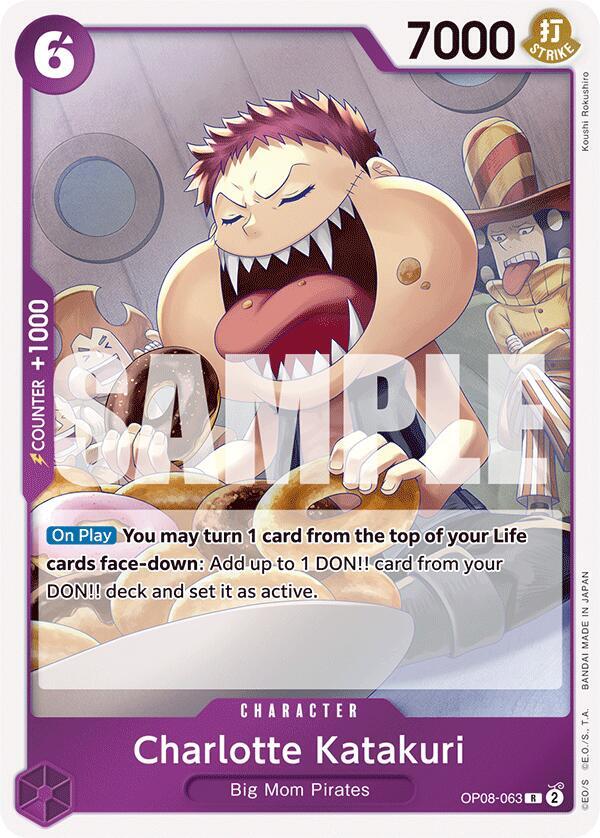 Charlotte Katakuri (063) OP08-063 Rare Two Legends