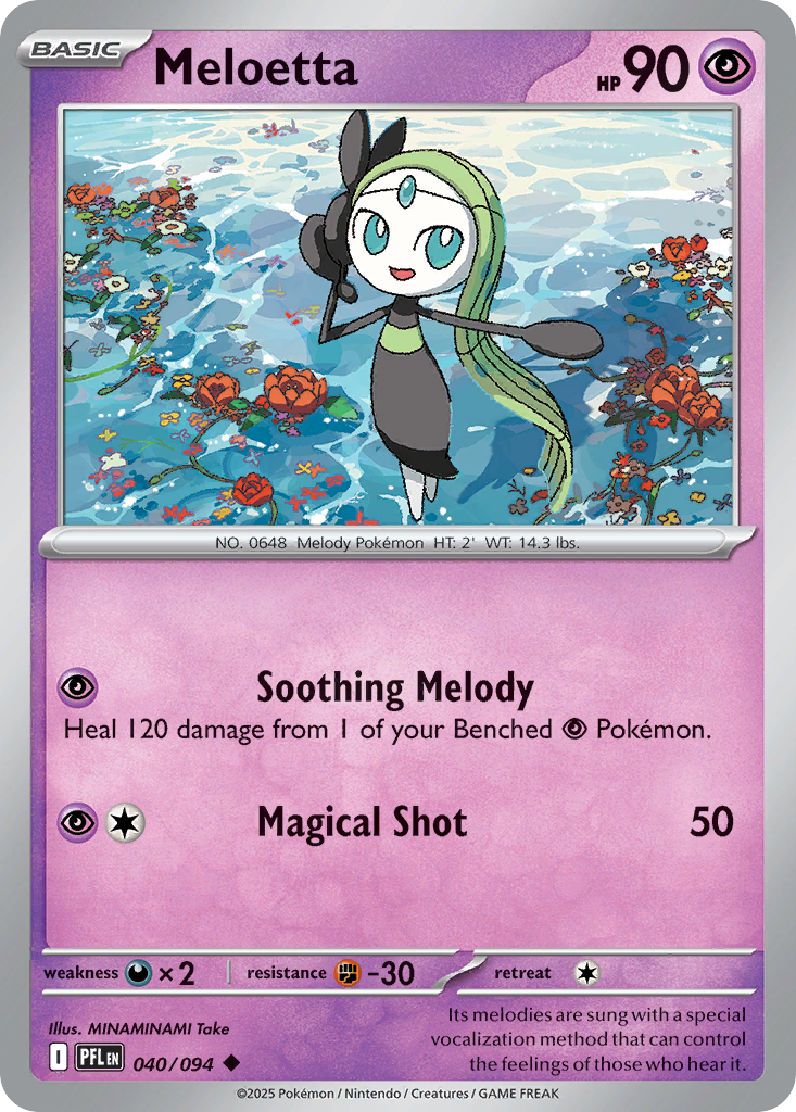Meloetta 040/094 Uncommon Phantasmal Flames