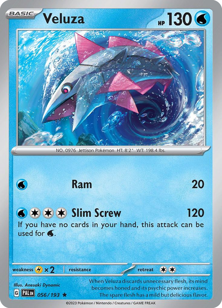 Veluza 056/193 Rare Paldea Evolved Holo