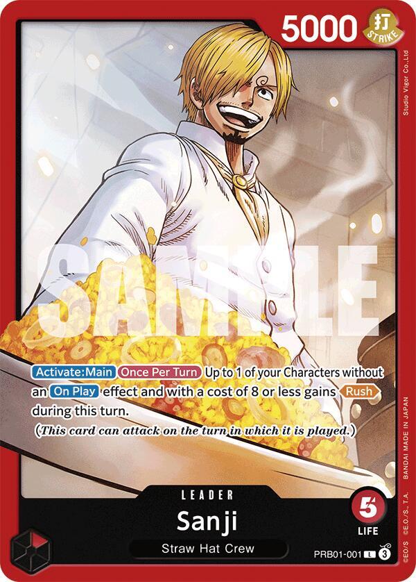 Sanji PRB01-001 Leader Premium Booster -The Best
