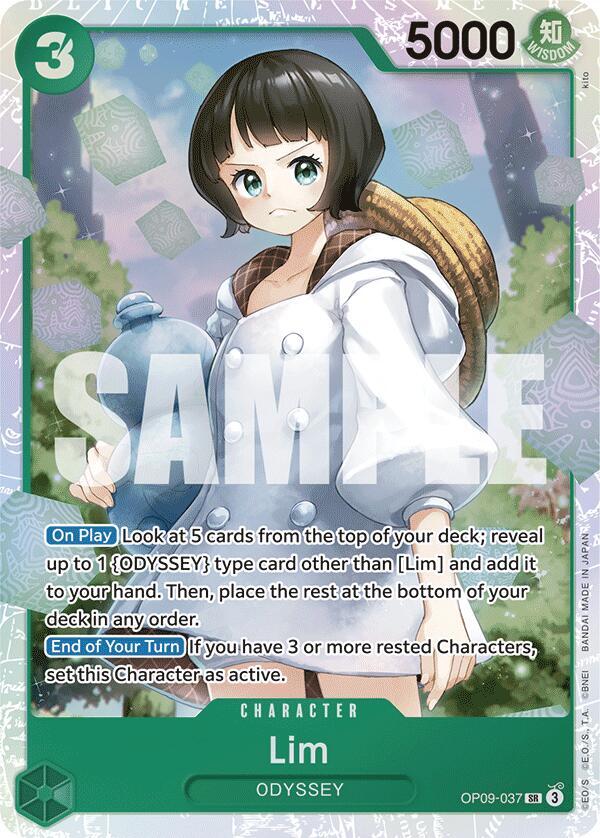 Lim (037) OP09-037 Super Rare Emperors in the New World