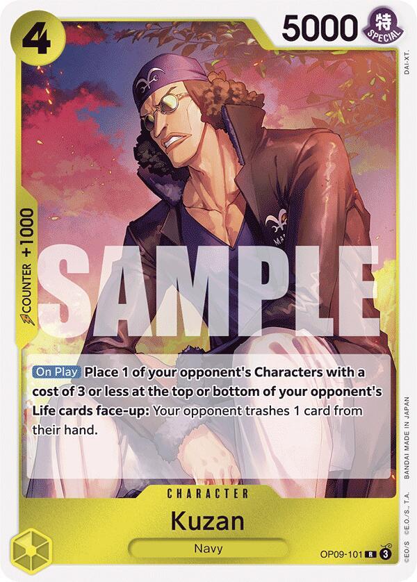 Kuzan OP09-101 Rare Emperors in the New World